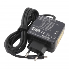 Зарядка для ноутбука Q46 5V3A, 9V3A, 12V3A, 14.5V2A, 15V3A, 20V2.25A (45W) Type-C (квадратная)